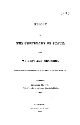 Weights and Measures