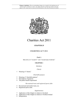 Charities Act 2011
