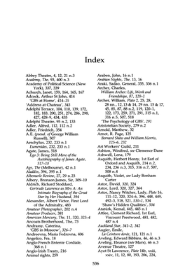 Being Still More of the Autobiography of James Agate, 517-18 Albemarle