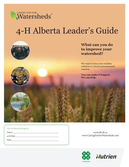 4-H Alberta Leader's Guide