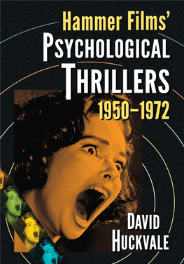 Hammer Films' Psychological Thrillers, 1950–1972