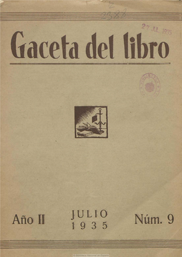 Año II 1 9 3 5 ÚLTIMOS GRANDES ÉXITOS DE EDITORIAL JUVENTUD, S