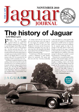 The History of Jaguar by Sir William Lyons
