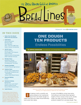 Bread Lines, the Magazine of the Bread Bakers Guild of Have Under Their Sleeve