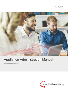 Loadbalancer.Org Appliance Administration Manual V8.5
