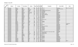 Heddington - Census 1851