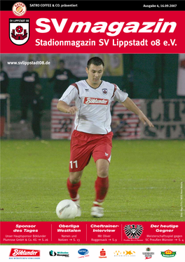 Svmagazin 2007/2008 Ausgabe 4