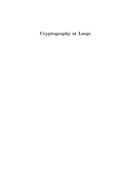 Cryptography at Large