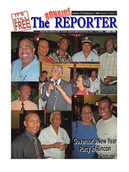 Who's Who on the Bonaire Reporter