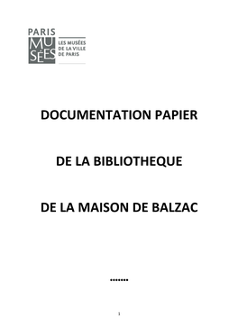 COPIE DOC. PAPIER Expurgée Pour SITES