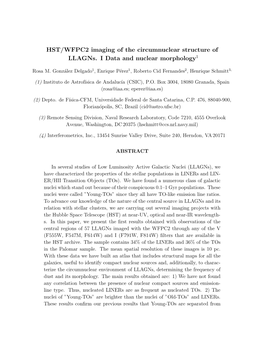 HST/WFPC2 Imaging of the Circumnuclear Structure of Llagns