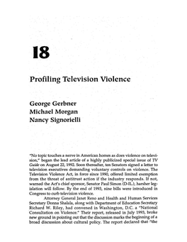 Profiling Television Violence 339