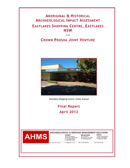 Final Report April 2012