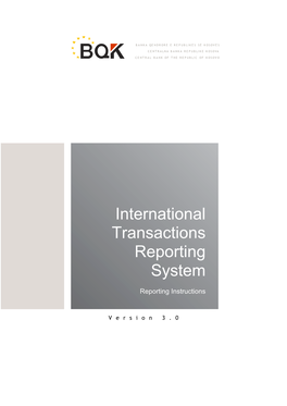 International Transactions Reporting System