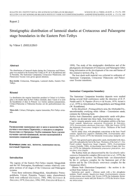 At Cretaceous and Palaeogene Stage Boundaries in the Eastern Peri-Tethys by Viktor I