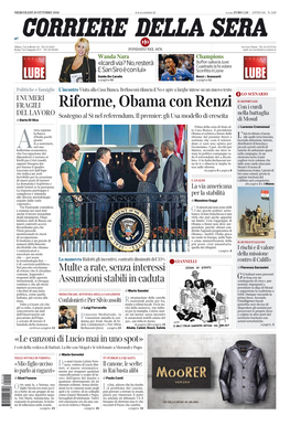 Corriere Della Sera Mercoledì 19 Ottobre 2016 CRONACHE 25 # IL PROCESSO LE CARTE