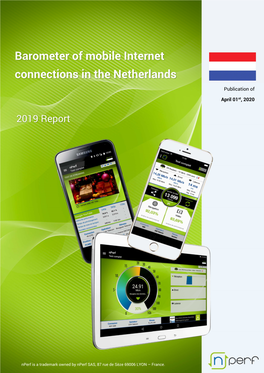 Barometer of Mobile Internet Connections in the Netherlands Publication of St April 01 , 2020
