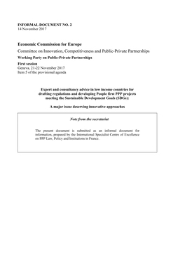 Economic Commission for Europe Committee on Innovation