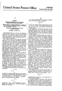 United States Patent Office Patented May 20, 1958
