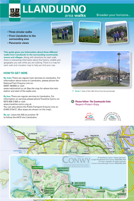 LLANDUDNO Area Walks Broaden Your Horizons