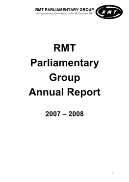 RMT PG Annual Report 07-08