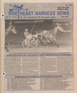 Northeast Harness News, May 1995