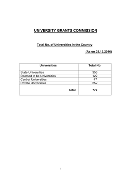 University Grants Commission