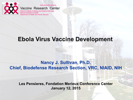 Ebola Virus Vaccine Development