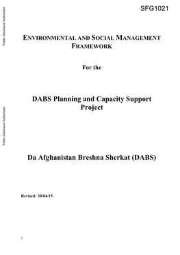 World Bank Document