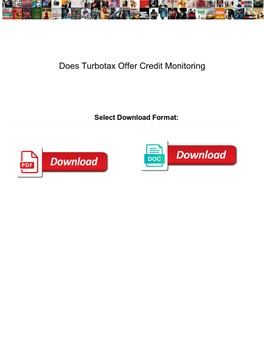 Does Turbotax Offer Credit Monitoring