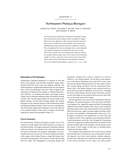 Northeastern Plateaus Bioregion