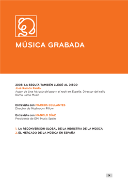 Música Grabada