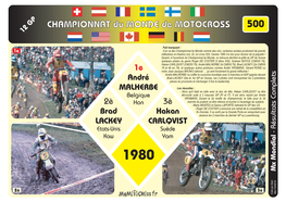 CHAMPIONNAT Du MONDE De MOTOCROSS