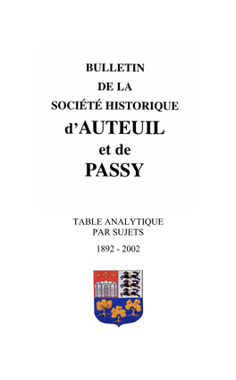 Table-Bulletins-SHAP 1892-2002.Pdf