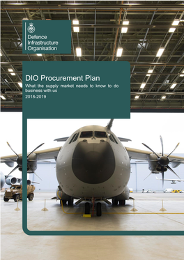 DIO Procurement Plan 2018/19