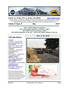 Volume 8 Issue 5 May 2019