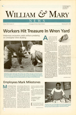 Workers Hit Treasure in Wren Yard