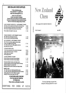Everything for Chess at N.Z.C.S. , I