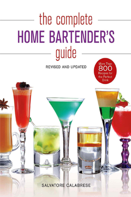 The Complete HOME BARTENDER's Guide