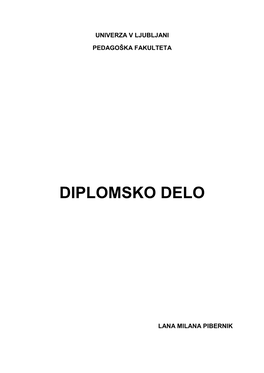 Diplomsko Delo