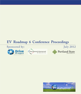 EV Roadmap 6 Conference Proceedings