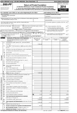 2014 0- Do Not Enter Social Security Numbers on This Form As It May Be Made Public