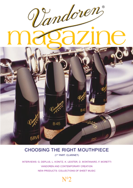 Choosing the Right Mouthpiece (1St Part: Clarinet)