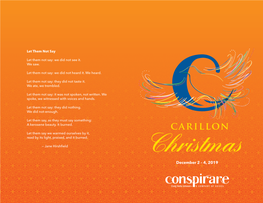 Carillon Christmas Program