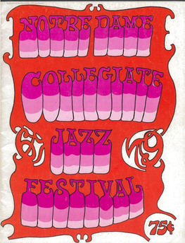 Notre Dame Collegiate Jazz Festival Program, 1969