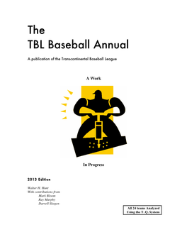 2013 TBL Annual