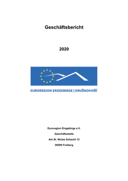 Geschäftsbericht 2020