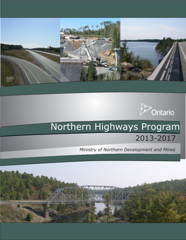 Northern Highways Program 2013-2017