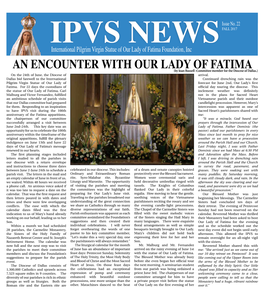 An Encounter with Our Lady of Fatima