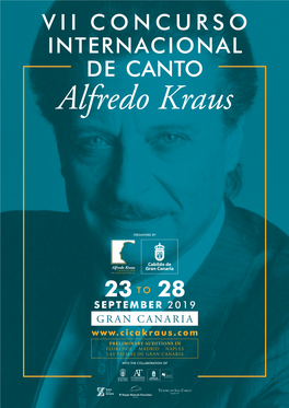 23 to 28 September 2019 Gran Canaria Preliminary Auditions in Florence Madrid Naples Las Palmas De Gran Canaria